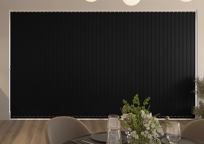 Shimmer (Blackout), Jet - Vertical Blind - Image 6